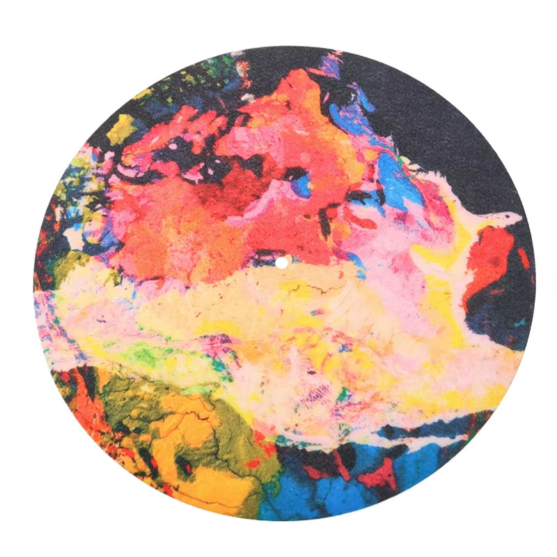 Slip Mat Felt Turntable Platter Mat for LP Vinyl Record Audio Replacement DIY Accessories Audiophile Thick Turntable Mat