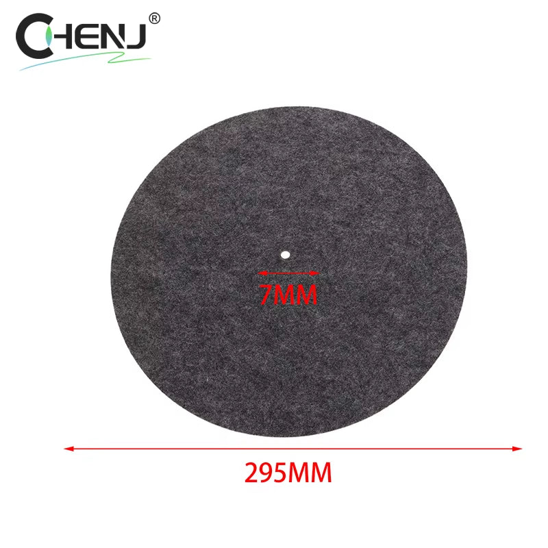 Slip Mat Felt Turntable Platter Mat for LP Vinyl Record Audio Replacement DIY Accessories Audiophile Thick Turntable Mat
