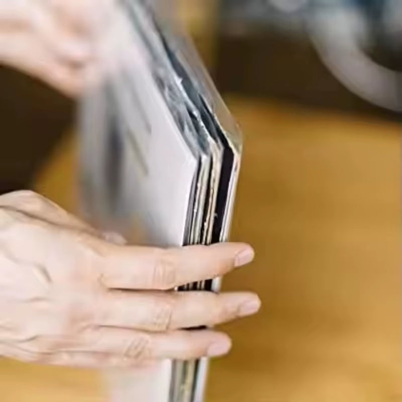 Premium 12-Inch Vinyl Record Sleeves,Protective Storage Outer Cover No-Seal Flap Design,Open-End for Easy Access & Protection