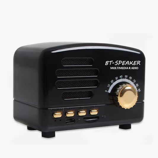 Retro Portable Bluetooth Speaker Classic Music Player Mini Wireless Bluetooth Speaker Radio USB/TF Card Soundbox Music Box