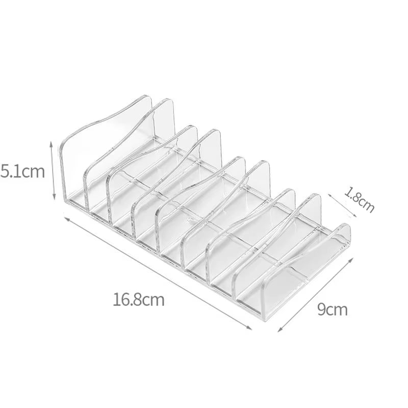 DVD/CD Organizer,Eyeshadow Palette Storage Tray Cosmetics Rack Makeup Tools Compartment Holder Sunglasses Storage Shelf