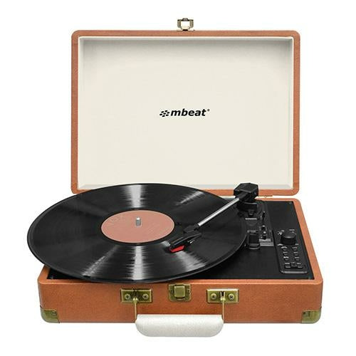 Woodstock Retro Turntable Recorder with Bluetooth & USB Direct