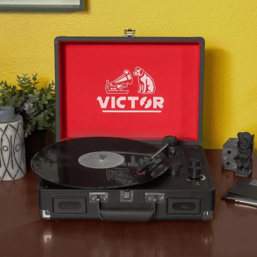 Retro Vinyl Turntable Bluetooth Speaker