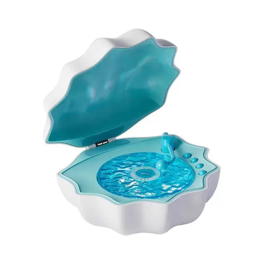 Portable Bluetooth Speaker Retro Design Colorful Projection Light White Noise Sleep Aid Bluetooth Soundbox Wireless Music Player