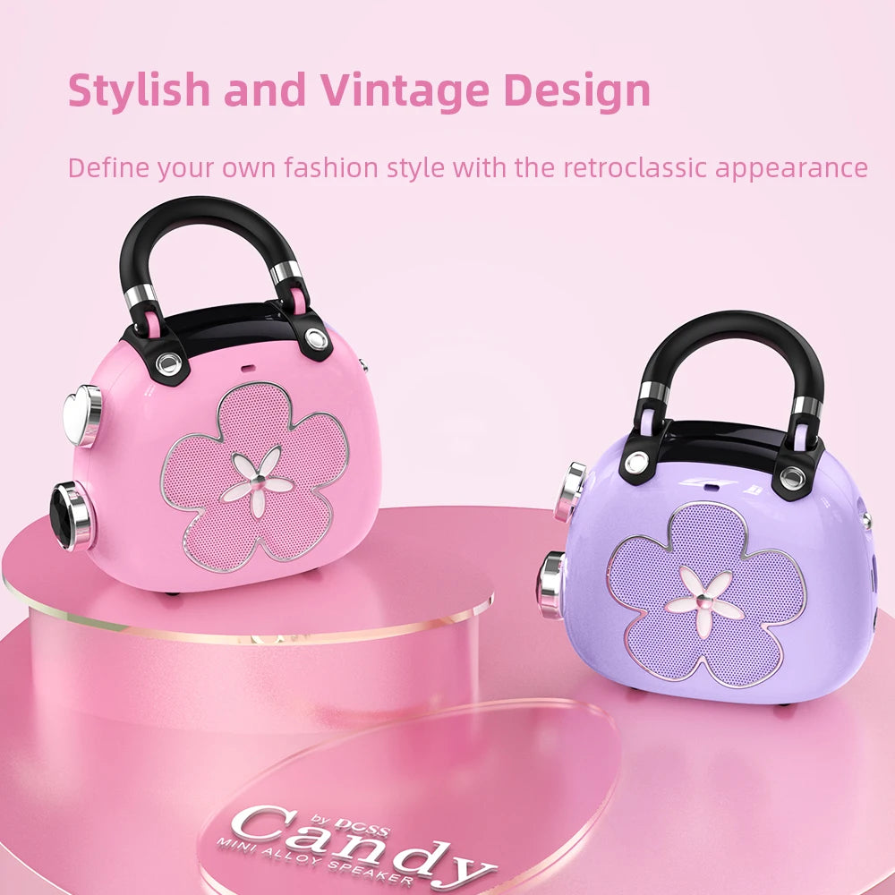 Candy Mini Wireless Speaker Bluetooth 5.0 5W Mighty Sound Portable Sound Box Cute MP3 Music Player Loud Speakers Best Gift